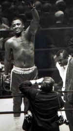Joe Frazier after his fight with Bonavera in 1966