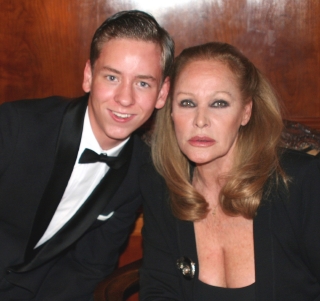 Ursula Andress with Ciaran Brown