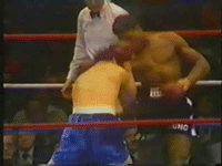 Frank Bruno knocks out Lupe Guerra