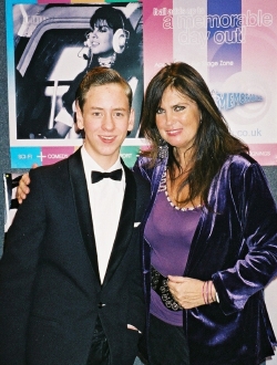 Caroline Munro with Ciaran Brown