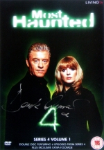 Derek Acorah signature on DVD cover