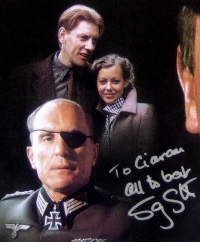 Signed DVD cover of 'The Eagle Has Landed'