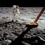 Buzz Aldrin on the Moon