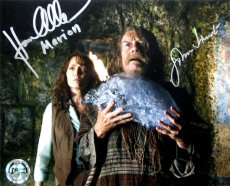 Karen Allen & John Hurt have both signed this still from 'Raiders of the Lost Ark'