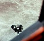 Apollo 10 Lunar Module 'Snoopy' as seen from the Command Module 'Charlie Brown'