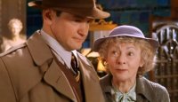 Alexander Armstrong as DI Craddock with Geraldine McEwan in 'Marple: A Murder is Announced'