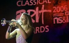 Alison Balsom performs at the Classical BRIT awards in 2006