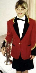 Alison Balsom as a child member of the Royston Town Band