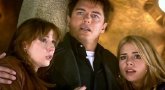 John Barrowman with Billie Piper and Catherine Tate in 'Doctor Who'