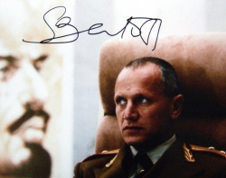 Steven Berkoff signed photograph