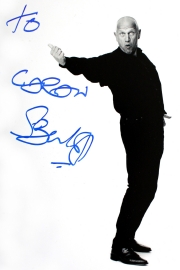 Stephen Berkoff signed photograph