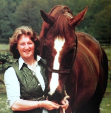 Beryl Millam with Aldaniti at Barkfold Manor
