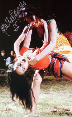 Martine Beswick signed photo as Zara in 'From Russia With Love'