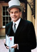 Dickie Bird with his MBE