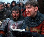 Brian Blessed & Kenneth Branagh in 'HenryV'