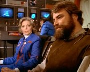 Brian Blessed as Dr Cabot Rowland in 'Space:1999'