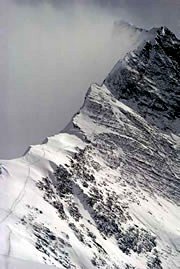 Chris Bonington's photograph of the NNE Ridge of Mount Everest, 1982