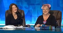 Susie Dent & Jo Brand in the 'Dictionary Corner' of 'Countdown'