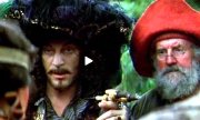 Richard Briers & Jason Isaacs in the film 'Peter Pan'