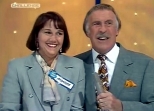 Bruce Forsyth with a contestant in 'Bruce's Price is Right' in 1995