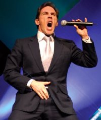 Rob Brydon impersonating Tom Jones