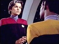 Genevieve Bujold - the original choice as Captain Janeway in 'Star Trek: Voyager'