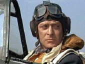 Michael Caine as Squadron Leader Canfield in 'Battle of Britain' (1969)