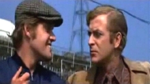 Michael Caine & John Standing in 'The Italian Job' (1969)