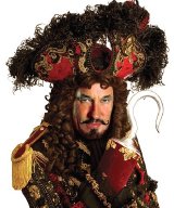 Simon Callow as Captain Hook in the pantomime 'Peter Pan'