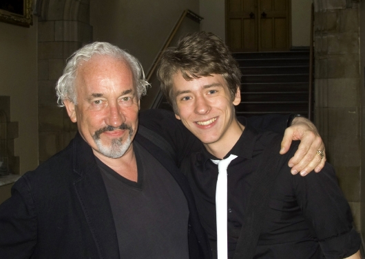 Simon Callow with Ciaran Brown