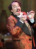 Simon Callow as Count Fosco in the stage version of 'The Woman in White'