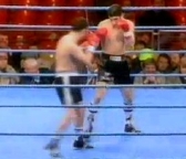 Joe Calzaghe's first professional fight against Paul Hanlon in 1993