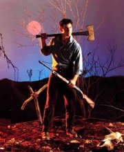 Bruce Campbell in 'The Evil Dead' trilogy