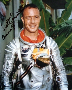 Scott Carpenter signed photograph