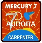 Mission insignia for Scott Carpenter's Mercury 7 flight