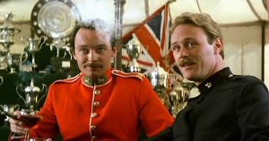 James Faulkner & Christopher Cazenove in 'Zulu Dawn'