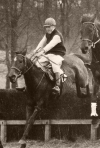 Bob Champion's first winner in a point-to-point race