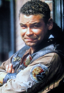 Craig Charles signed photograph of him as Dave Lister in 'Red Dwarf'