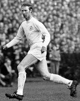 Jack Charlton playing for Leeds in the 1960s