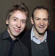 Alexander Armstrong with Ciaran Brown