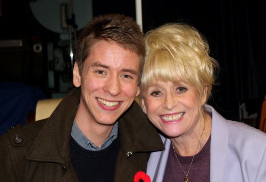 Barbara Windsor with Ciaran Brown