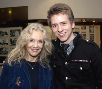 Hayley Mills with Ciaran Brown