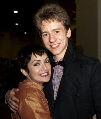 Jane Wiedlin with Ciaran Brown