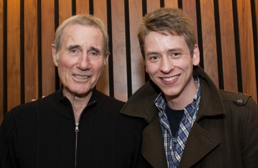 Jim Dale with Ciaran Brown