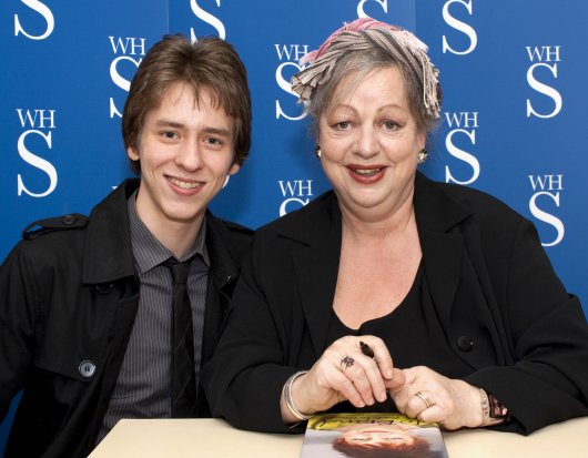 Ciaran Brown with Jo Brand