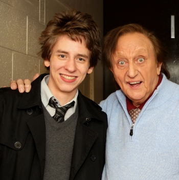 Ken Dodd with Ciaran Brown