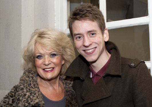 Ciaran Brown with Sherrie Hewson