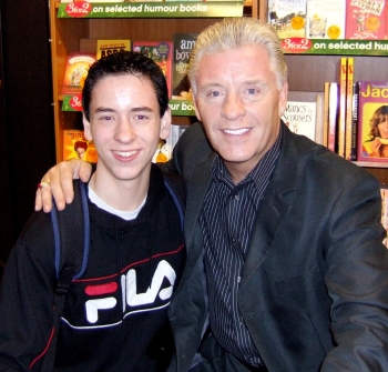 Ciaran Brown with Derek Acorah