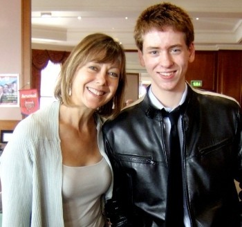 Ciaran Brown with Jenny Agutter