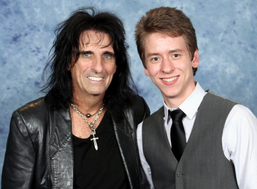 Alice Cooper with Ciaran Brown